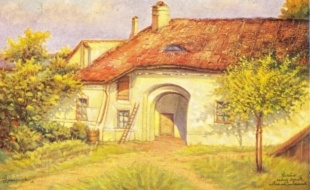 Kresba Husova domu